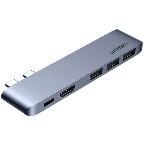 UGREEN 5-in-2 USB-C Hub for MacBook Pro and Air (Space Gray) / 60559