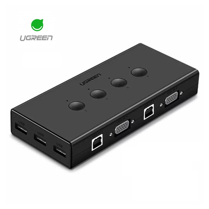 UGREEN 4-Port USB KVM Switch Box