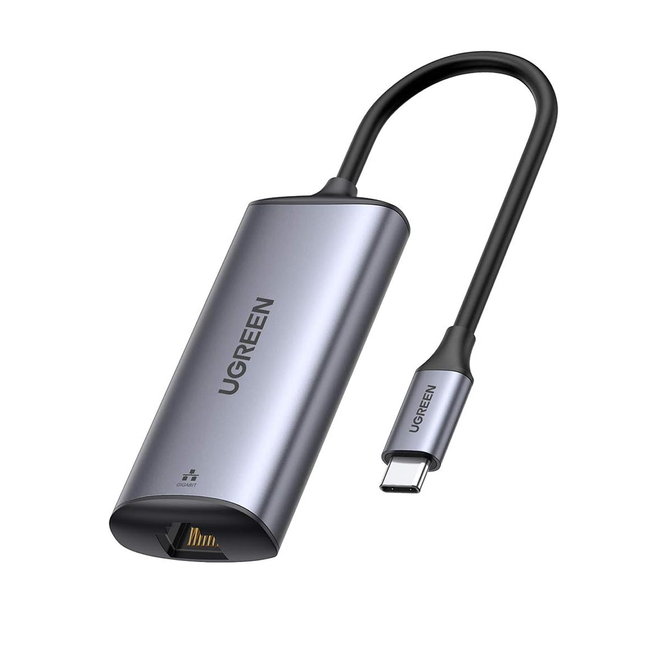 محول إيثرنت USB-C إلى RJ45 2.5G من يوجرين (رمادي فضائي) /70446