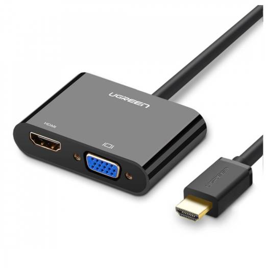 UGREEN HDMI to VGA + HDMI Converter