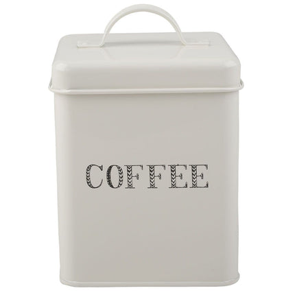 CREATIVE TOPS STIR IT UP COFFEE STORAGE TIN WHITE