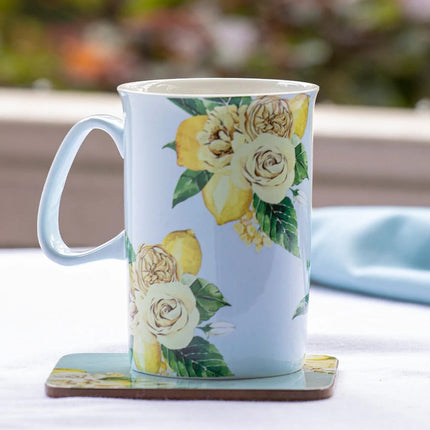 CITRUS BLOOMS CAN 4PCE MUG SET