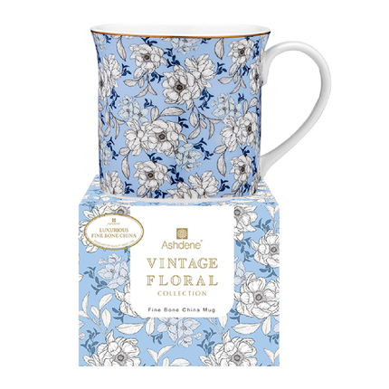 VINTAGE FLORAL STARTER DUSTY BLUE