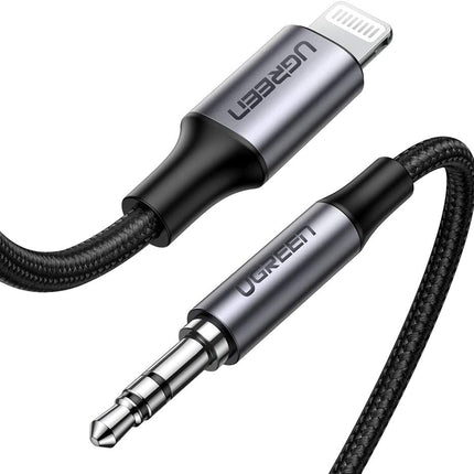 Ugreen Lightning to 3.5mm Male Aux Cable 1m Grey / 70509