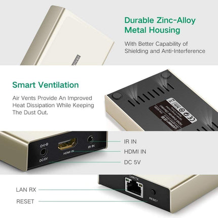 UGREEN HDMI Extender Receiver 120m (need Transmitter)-30945