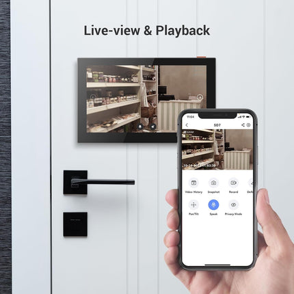 شاشة EZVIZ اللاسلكية تعمل باللمس للأجهزة الداخلية / SD7