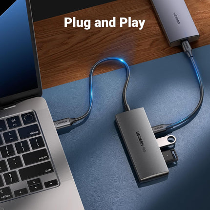 محول هب USB-C إلى 2xUSB-A3.2+2xUSB-C بسرعه حتى 10 جيجابت في الثانية من يوجرين / 30758