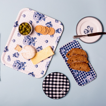 Vintage Indigo Small Tray