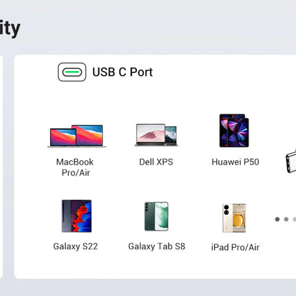 موزع يوجرين تايب سي إلى 4 منافذ USB 3.0 بسرعة تصل إلى 5 جيجابت في الثانية مع مصدر طاقة /70336