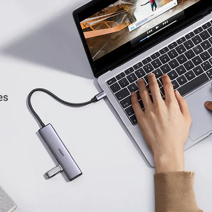 موزع USB-C إلى 4 منافذ USB 3.0 بسرعة تصل إلى 5 جيجابت في الثانية بدون منفذ طاقة من يوجرين /20841