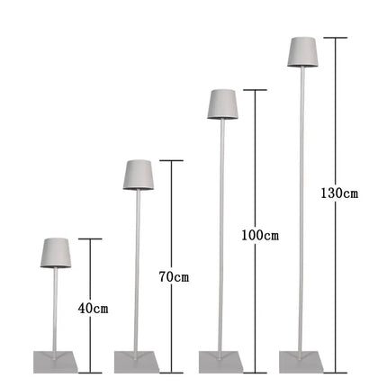 مصباح أرضي او طاولة فاخر لاسلكي قابل لإعادة الشحن