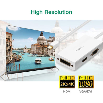 محول يوجرين من تايب سي إلى HDMI + VGA (أبيض) / 30843