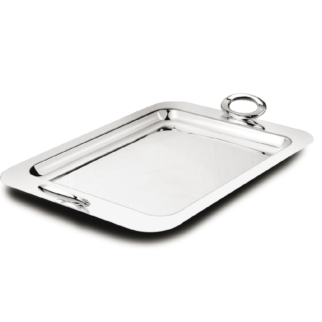 Serving tray Ovation 50x31cm silver colour