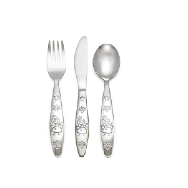 Children's cutlery 3-pcs Princess s/s