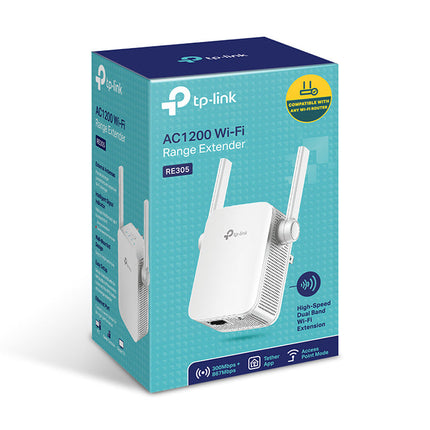 موسع نطاق الواي فاي الموصول بالحائط /TP-Link AC1200 RE305