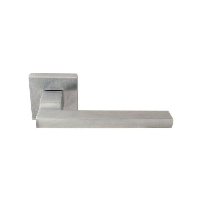 Fadex Door Handles SQUARED MATT NICKEL||يد باب