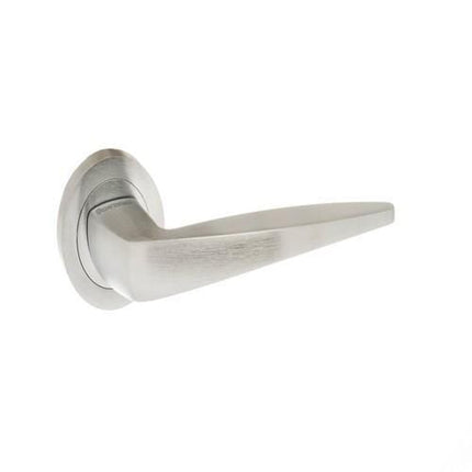 Fadex Door Handles SQUARED MATT NICKEL||يد باب