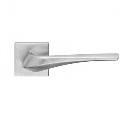 Fadex Door Handles SQUARED MATT NICKEL||يد باب