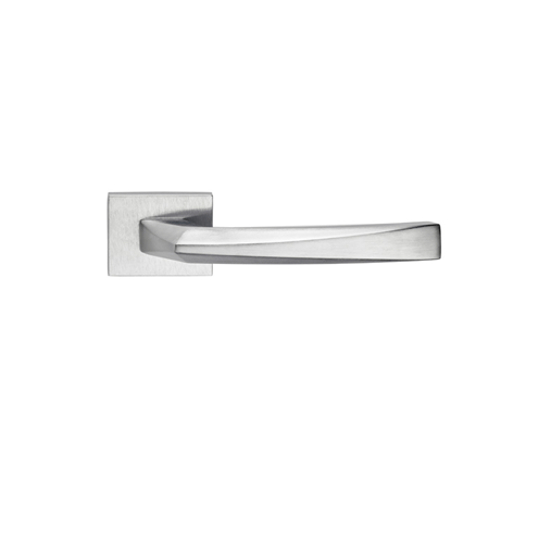 Fadex Door Handles SQUARED MATT NICKEL||يد باب