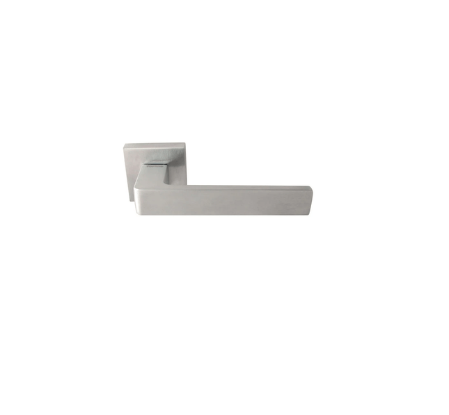 Fadex Door Handles SQUARED MATT NICKEL||يد باب