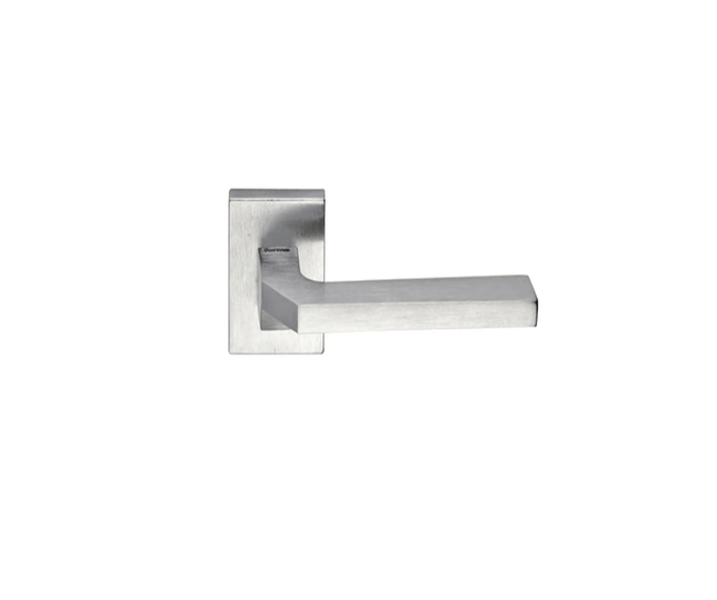 Fadex Door Handles Squared Matt Nickel ||يد باب