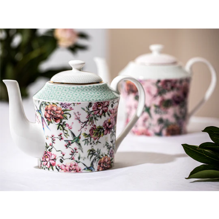 CHINOISERIE WHITE 600ML INFUSER TEAPOT