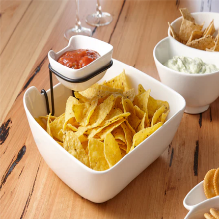 CLASSICA DOUBLE LAYER CHIP & DIP BOWL