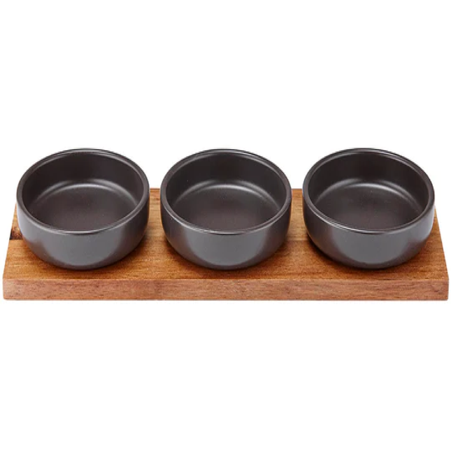 HOST CHARCOAL BOWL & TRAY SET