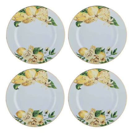 CITRUS BLOOMS SIDE PLATE SET OF 4