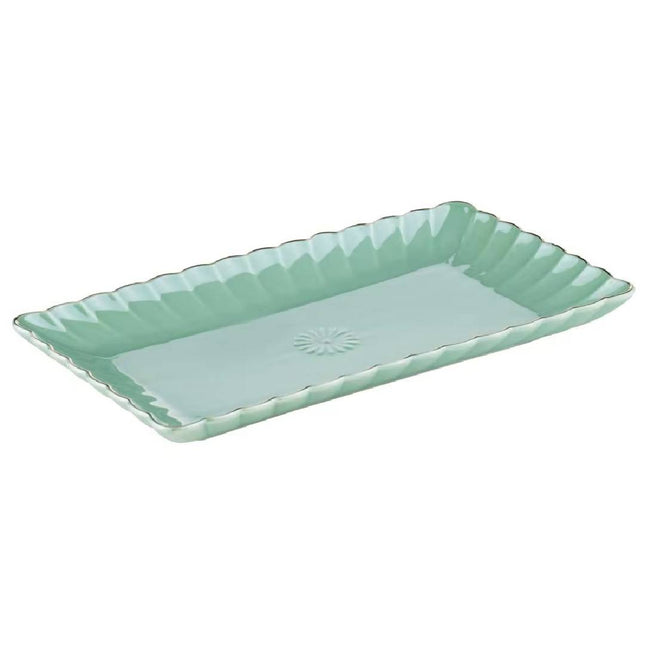 PARISIENNE PEARL AQUAMARINE PLATTER