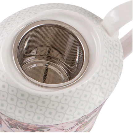 CHINOISERIE PINK 600ML INFUSER TEAPOT