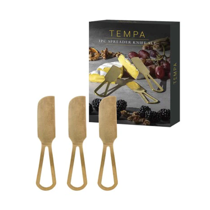 ORSON GOLD 3PC SPREADER KNIFE SET