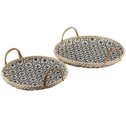 BAMBOO WOVEN 2PC TRAY