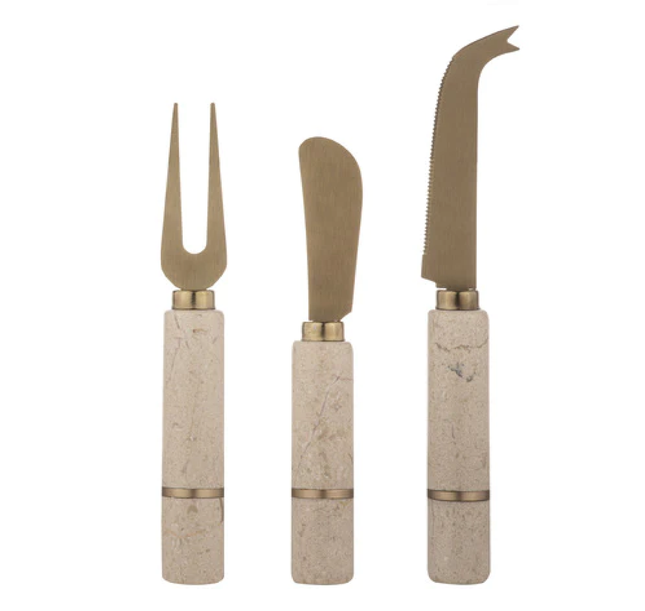 EMERSON CHAMPAGNE 3PCE GRAZING KNIFE SET