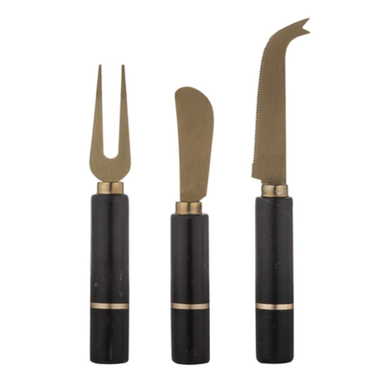 EMERSON BLACK 3PCE GRAZING KNIFE SET