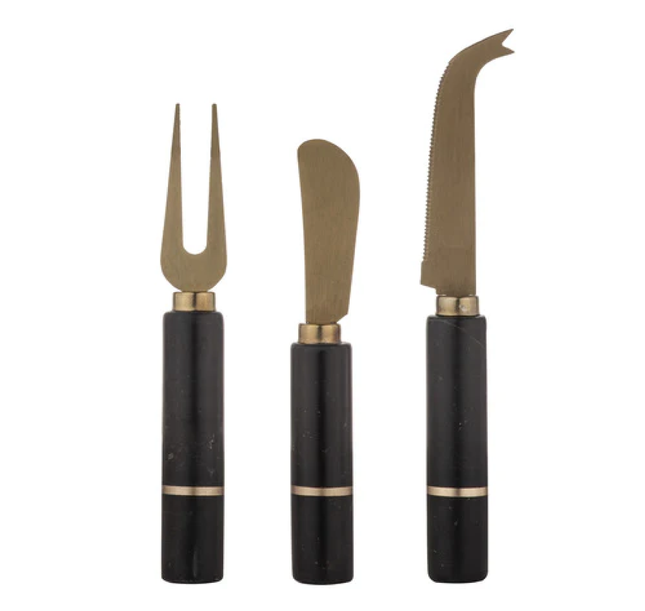 EMERSON BLACK 3PCE GRAZING KNIFE SET