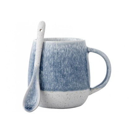 LODGE STARTER MUG & SPOON SET DUSKY BLUE