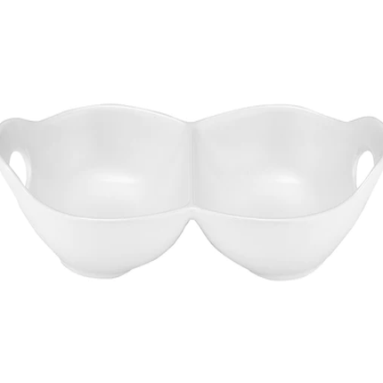 HOST 2 PART WHITE HANDLED BOWL