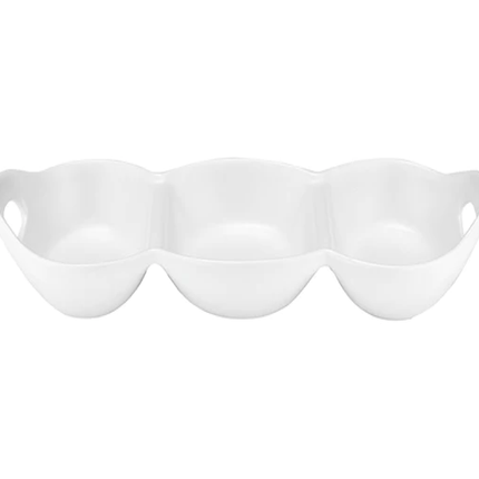 HOST 3 PART WHITE HANDLED BOWL