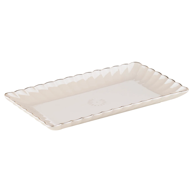 PARISIENNE PEARL WHITE PLATTER