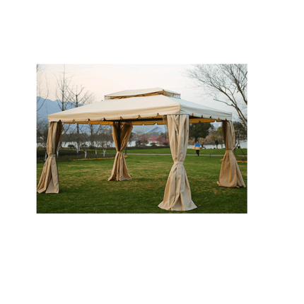 Outdoor Furniture Garden Accessories Taupe Gazebo 3 X 4 X 2.6M خيمة 3*4*2.6 متر