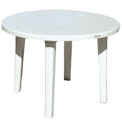 SP.Berner Outdoor Furniture Round Plastic Table 90Χ71cm طاولة بلاستيك