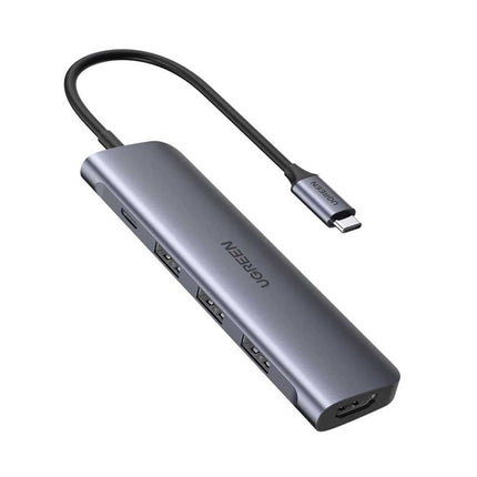 يوجرين محول من USB-C إلى HDMI+3xUSB-A-3.0/5Gpbs+محول طاقة بي دي / 50209