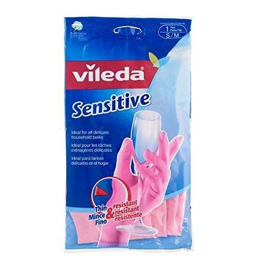 Vileda Cleaning Tools Sensitive Gloves Small||قفازات